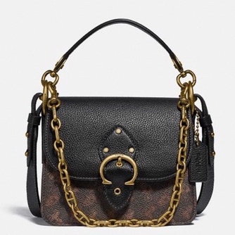 Coach Beat Shoulder Bag 24 With Horse And Carriage Print (4594)
