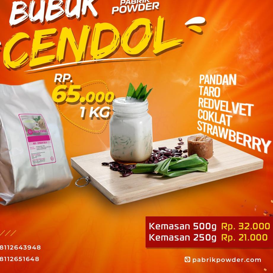

Discount Today Bubuk Cendol Instan - Dawet Powder Aneka Rasa 500gr