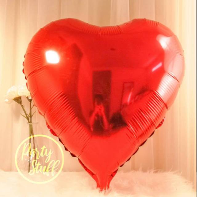 Balon Foil Love ( Jual balon huruf jasa dekorasi balon helium box balon flower box Jakarta timur )
