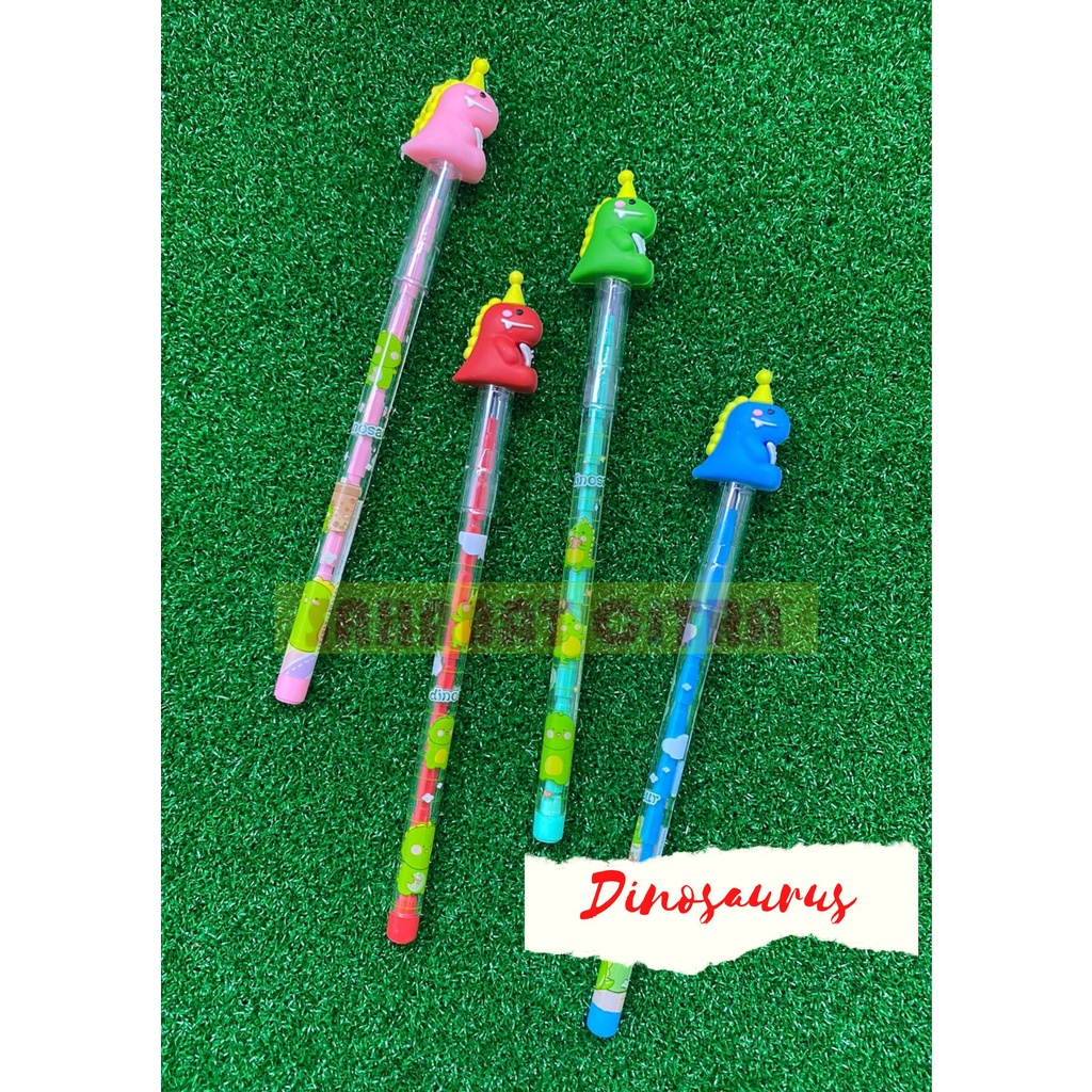 

PENSIL SUSUN MOTIF DINOSAURUS PCS 铅笔