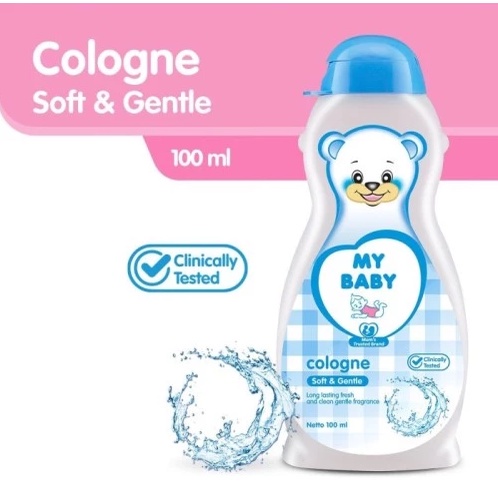 My Baby Cologne | My Baby Hair Lotion | My Baby HairBody Wash | Cologne Soft &amp; Gentle | Sweet Floral  - 100ml | Minyak Wangi My Baby