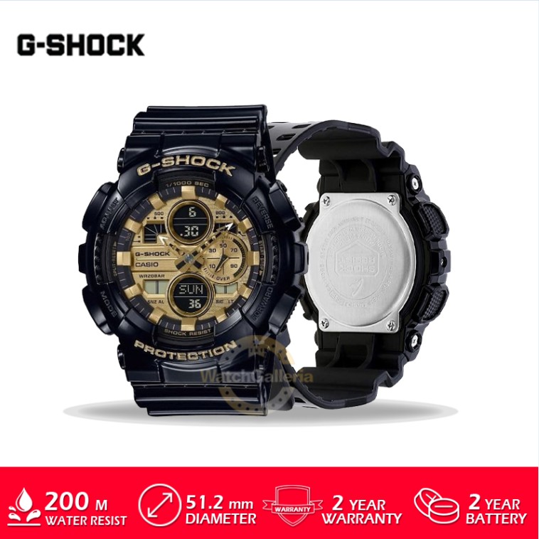 Casio G-Shock Analog Pria GA-140GB-1A1DR/GA-140GB-1A1/GA-140GB