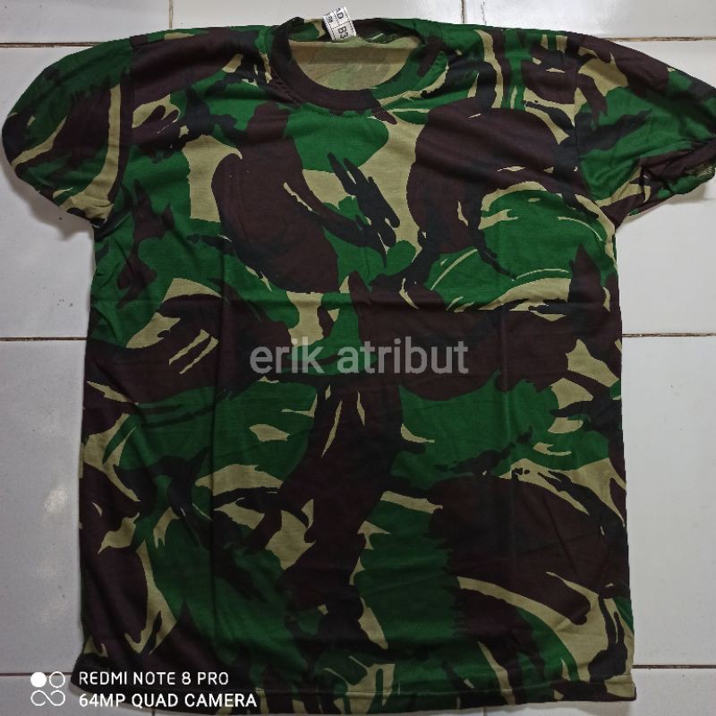 kaos dalam TNI AD kaos oblong