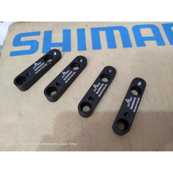 Adaptor Flat Mount Flatmount Rem Cakram Shimano Rotor R160 R 160mm Caliper Disc brake set Front 180 
