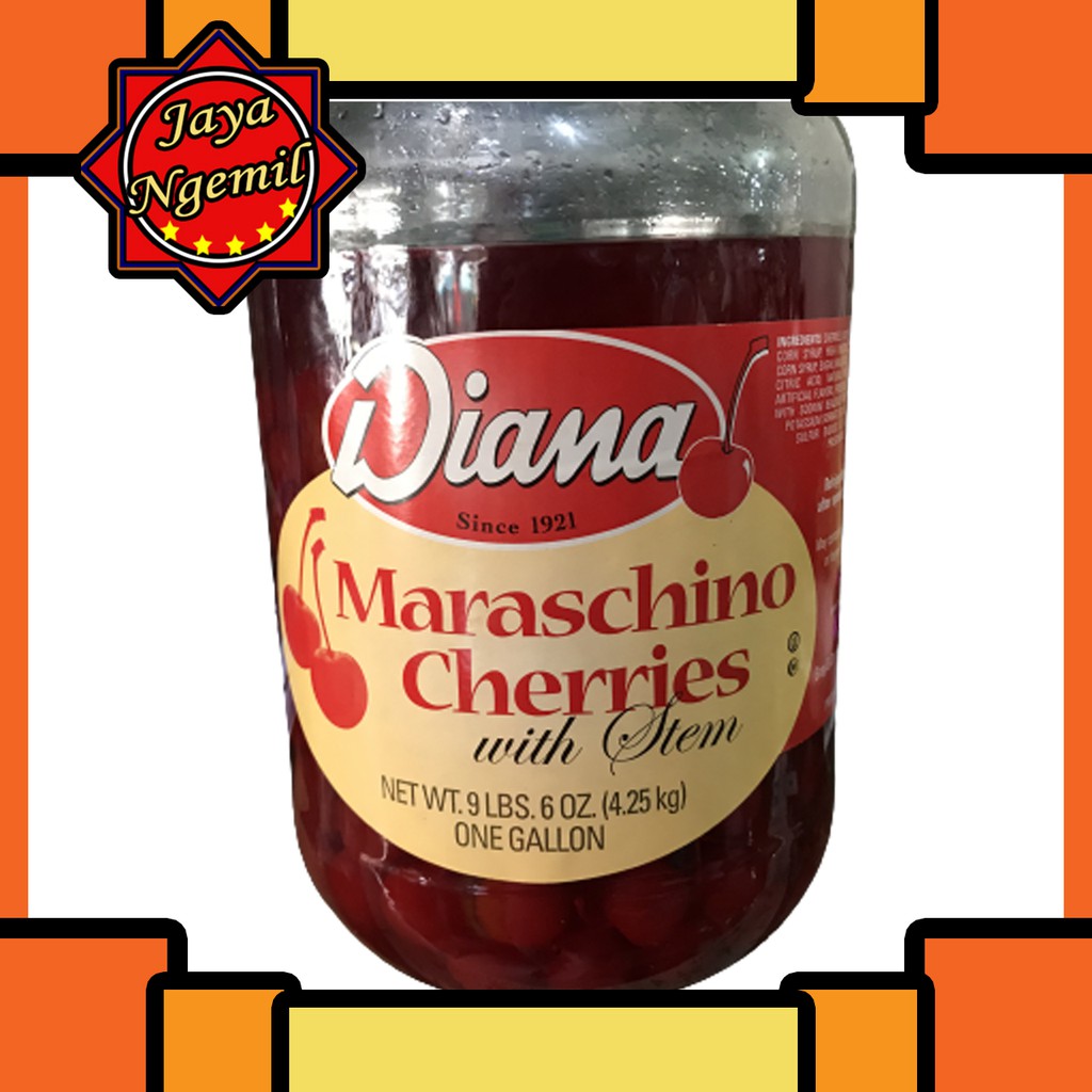 

Cherry Merah Maraschino / Ceri Tangkai (1pcs)