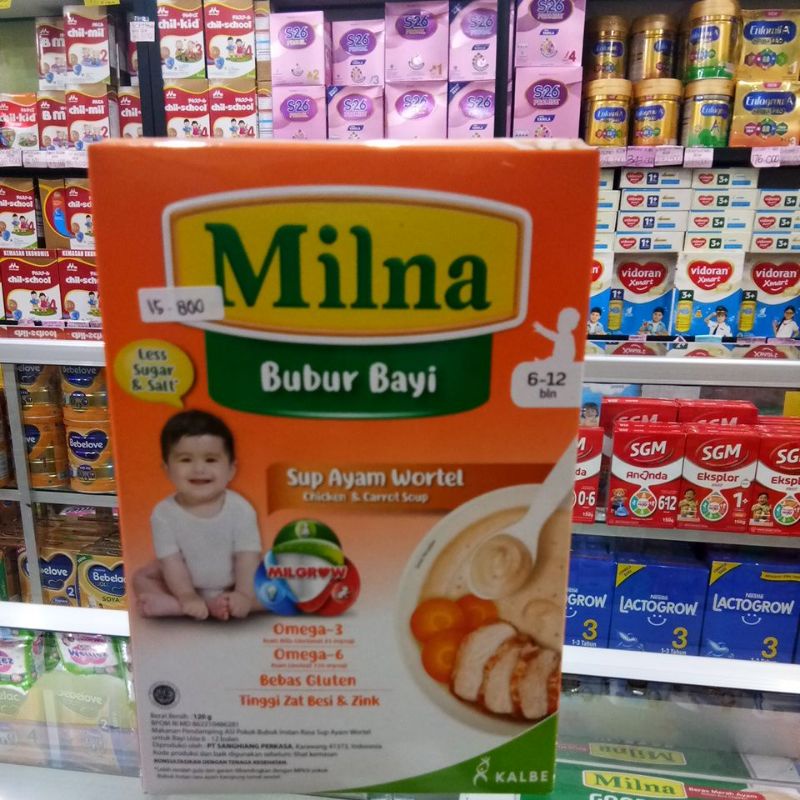 MILNA BUBUR BAYI 6-12 120G