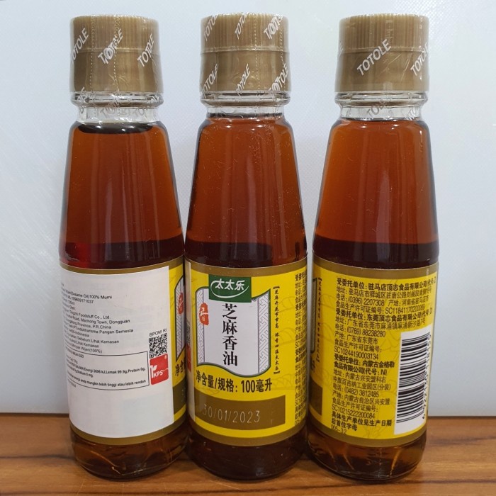 

TOTOLE MINYAK WIJEN / SESAME OIL 100% MURNI 100ml