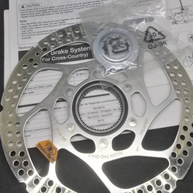 rotor centerlock shimano sm-rt53 160mm