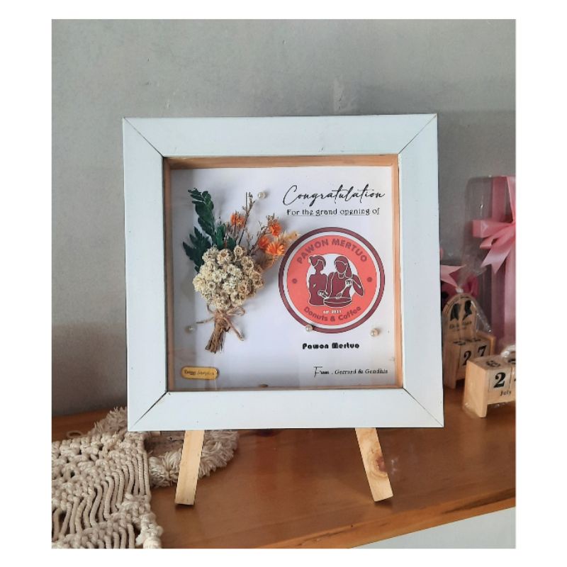 

frame kado ulang tahun / opening toko/ wedding dll