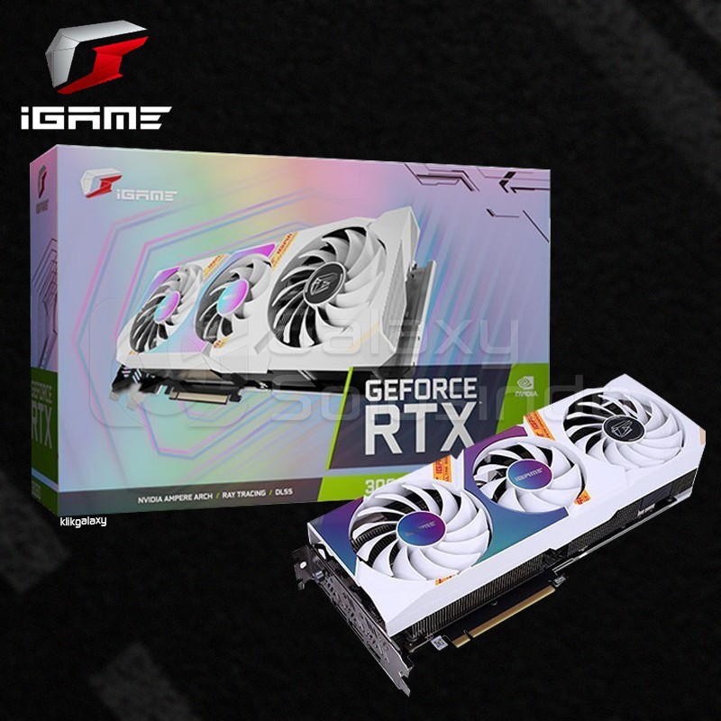 COLORFUL iGame GeForce RTX 3060 Ultra W OC 12G-V GDDR6 White RTX3060