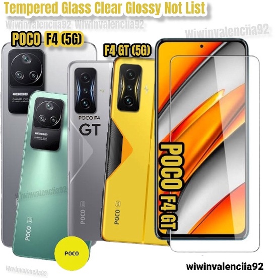 Tempered Glass Clear THIN XIAOMI POCO F7 Ultra F6 F5 F4-5G F4GT F3 F2 F1 X7 Pro X6 X5 X3 GT NFC  M7 