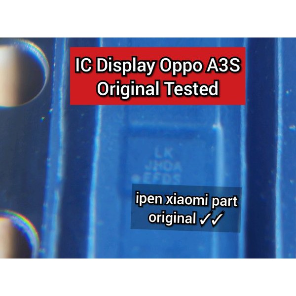 IC LK Lampu A3S Display Light Original Oppo