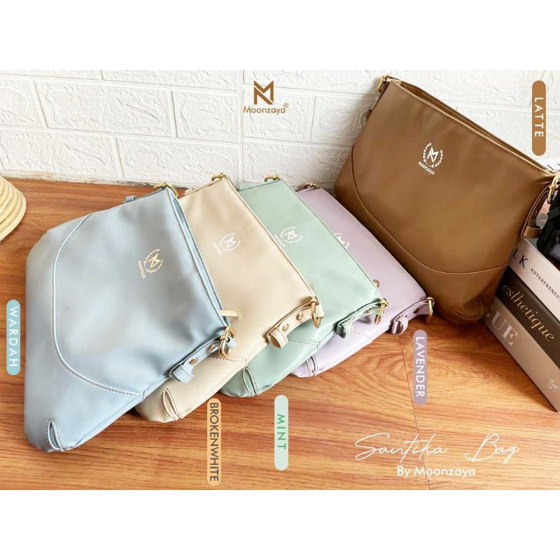 (LIMITED EDITION) (ready)Tas slempang wanita kekinian santika by monzaya Indonesia