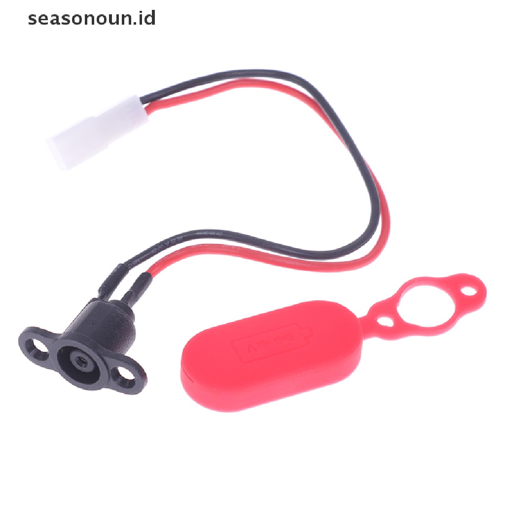 (seasonoun) Port Charging Skuter Elektrik Dengan Cover Anti Air Untuk Xiaomi M365