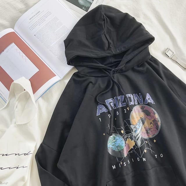 HOODIE PRIA WANITA ARIZONA MISSION /  HOODIE PRIA TEBAL / HOODIE UNISEX