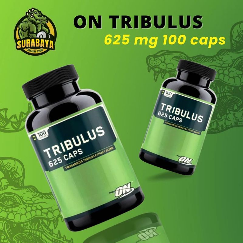 OPTIMUM NUTRITION ON TRIBULUS 625MG 100 CAPSULES BPOM SUPLEMEN FITNES TESTOSTERON BOOSTER CAPS KAPSUL TESTO BOOST