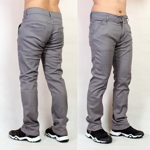 CELANA CHINO Panjang pria Slimfit KERJAHARIAN Santai Casual Formal Hitam Abu Cream Mocca Hijau Army Size 33- 38