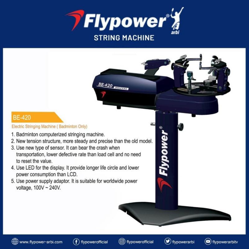 biaya pasang senar (MESIN DIGITAL FLYPOWER)