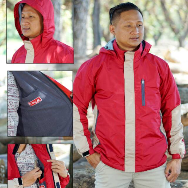 Jaket parasut, jaket gunung, jaket outbond
