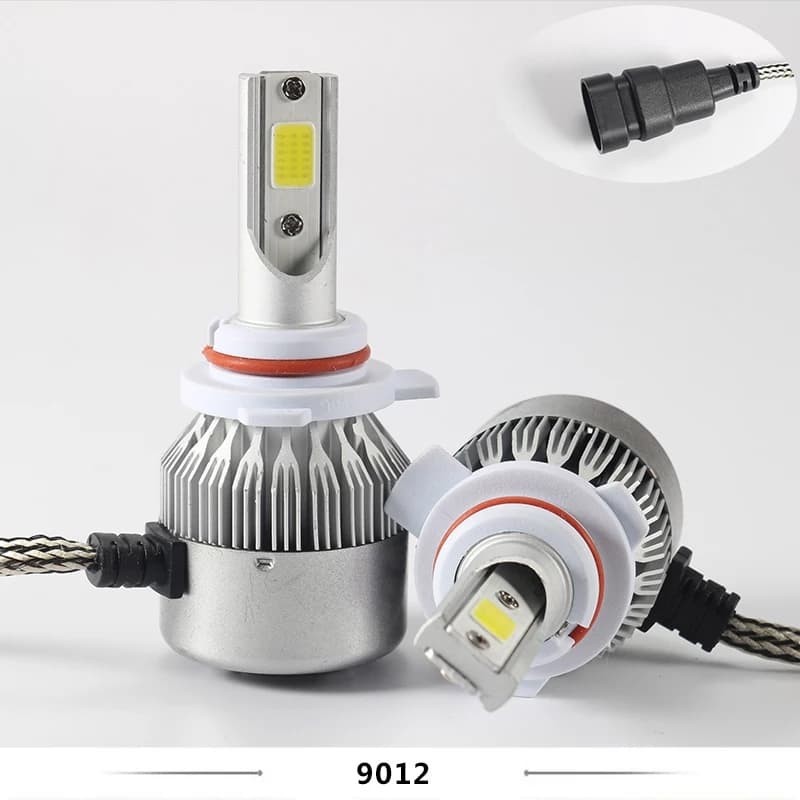 LAMPU LED HEADLAMP C6 HIR2 / 9012 SEPASANG