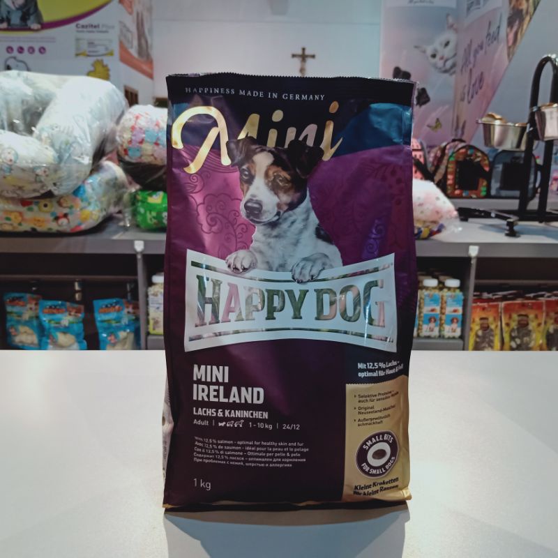 Makanan Anjing Happy Dog Mini Irland 1kg / kemasan freshpack / makanan kering anjing