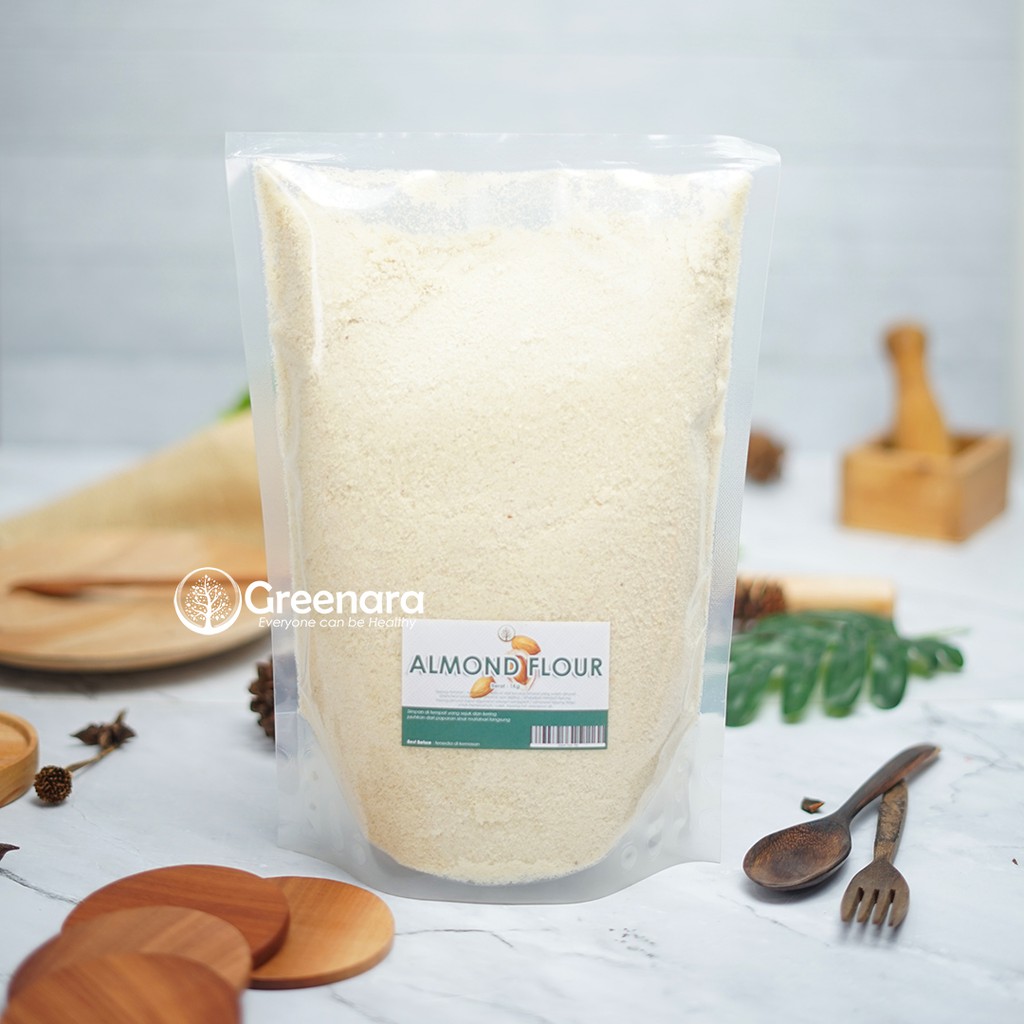 

Alsiha Sehat Alami Organik Almond Flour / Tepung Almond 1kg