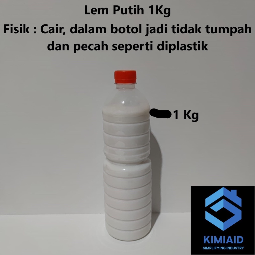 Lem Putih 1Kg - Lem Putih Rajawali Lem Putih Kertas PVAC Sepatu - Lem Fox Perekat Kertas Kayu