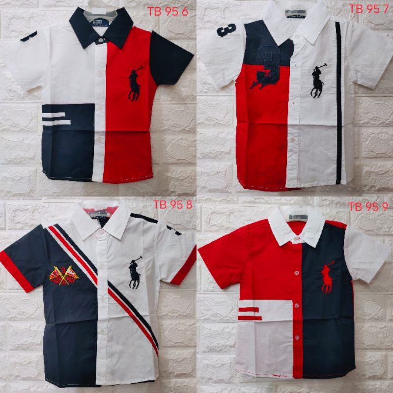 NEW Kemeja Anak Laki-Laki POLO RALPH LAUREN Terbaru ATB956 ATB957 ATB958 ATB959