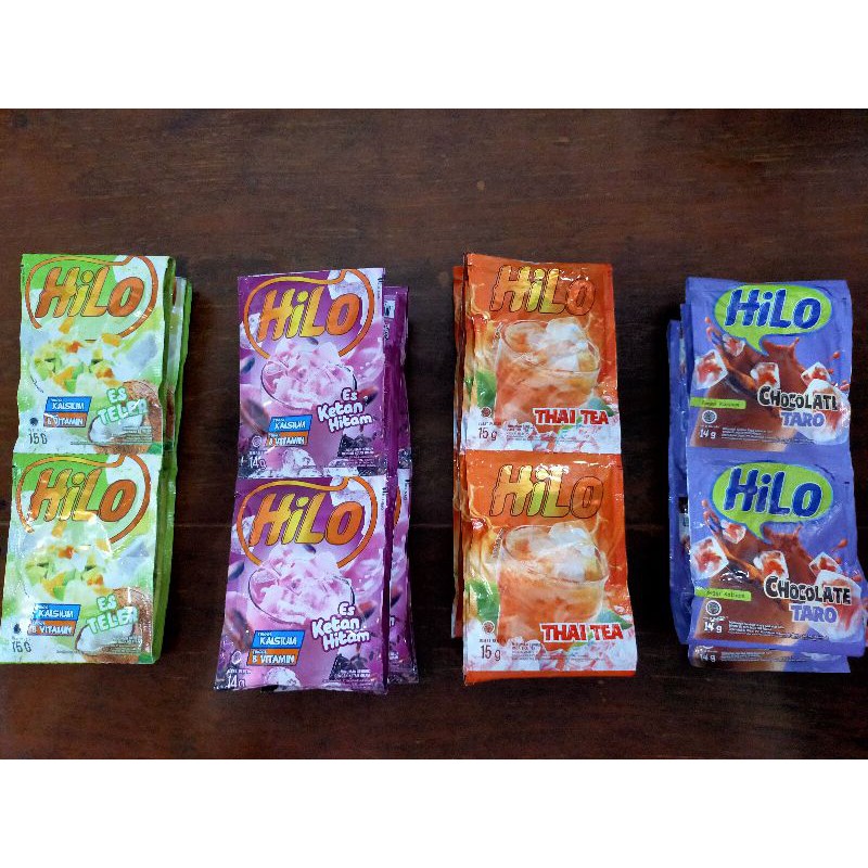 hilo es teller, hillo thai tea, hillo cocolate taro