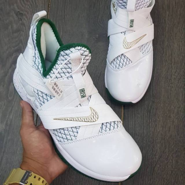 Nike Lebron 12 Souldier White Green Premium Original