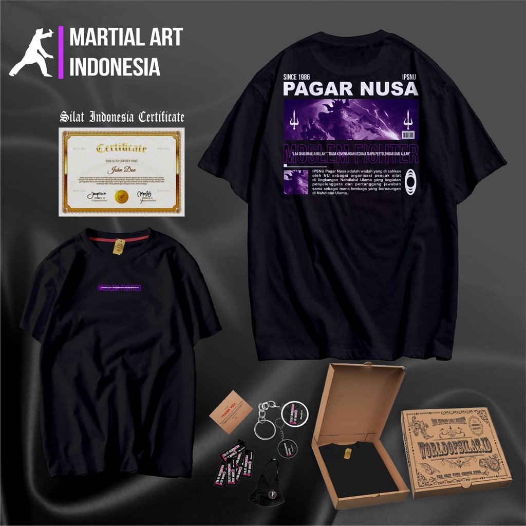 Kaos Pagar Nusa Distro Kode Purple Arpansa