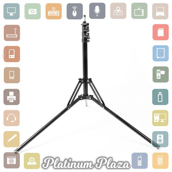 TaffSTUDIO Light Stand Tripod Studio Lighting 4 Section 180cm - FXFZ01 - Black`137I10-