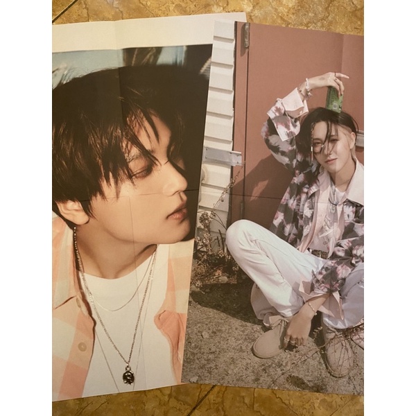 folded poster fp haechan renjun hot sauce boring chilling