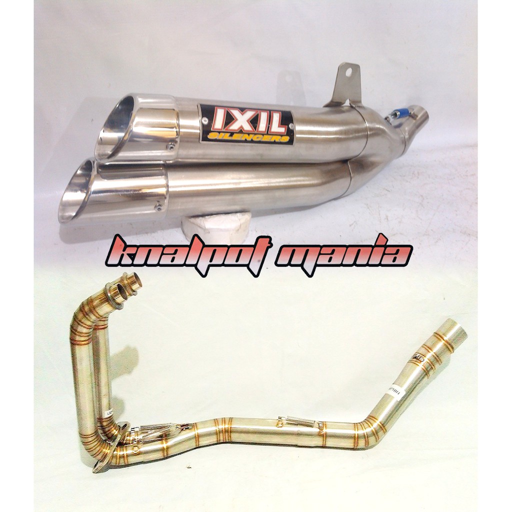 knalpot full system ninja 250,ninja mono,z250,z250sl,r25,mt25,new cbr 250rr @ixil
