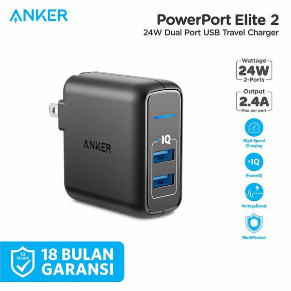 Wall Charger Anker Powerport Elite Charger Iphone Samsung New