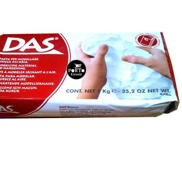➣ DAS Clay Putih 1 kg Paper Clay 1kg ℗