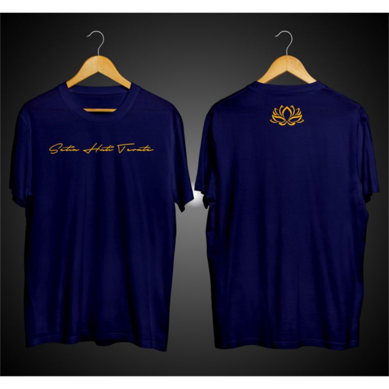 kaos psht simpel biru navy