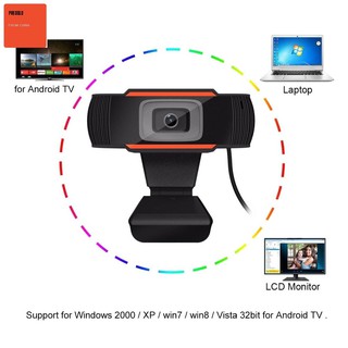 HD Webcam Web Cam Desktop Laptop Video 720P Dengan Mic Microphone