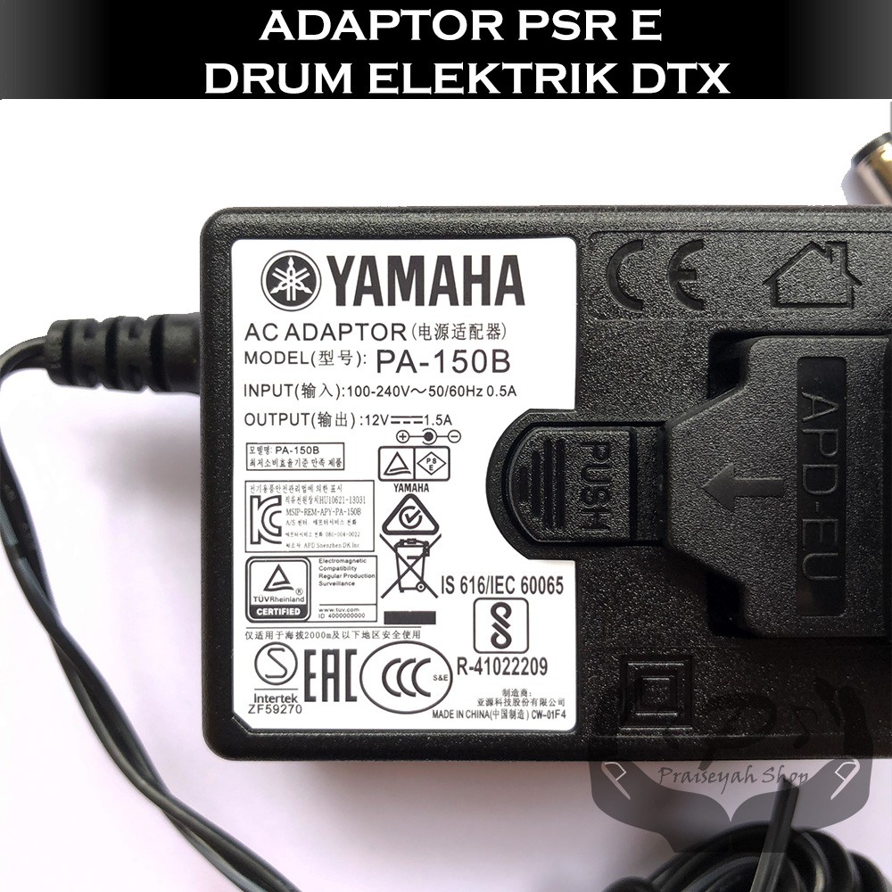 Adaptor Keyboard Yamaha PSR E Dan Drum Elektrik DTX Original