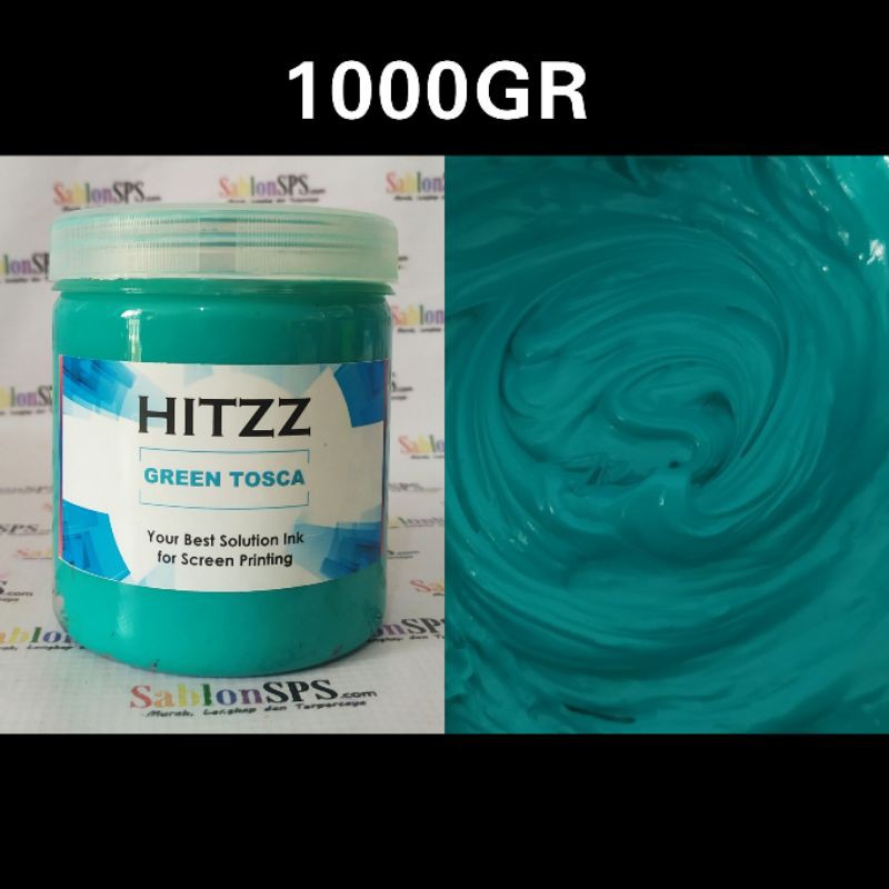 TINTA PLASTISOL GREEN TOSCA DISTRO CLOTHING HITZZ 1KG