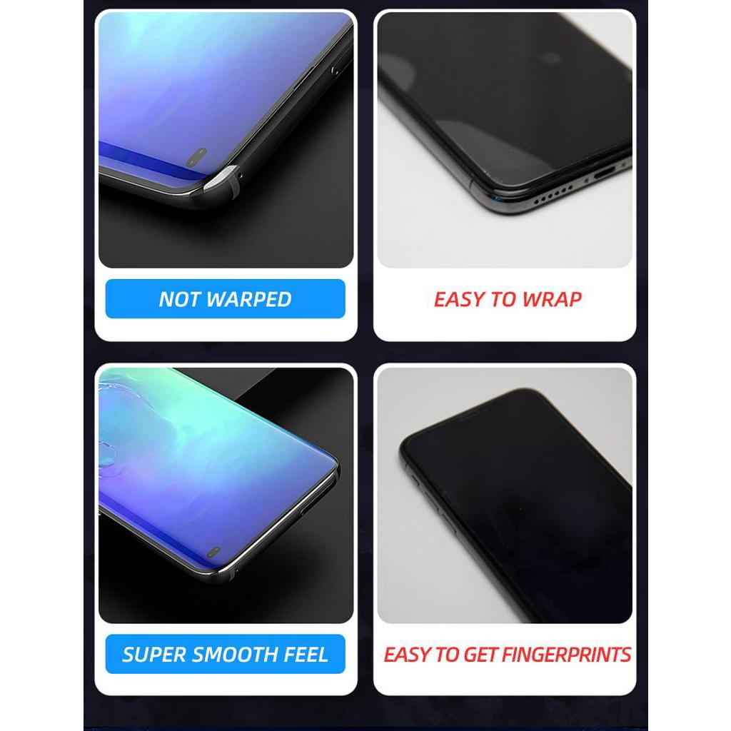 3pcs Film Pelindung Layar Hydrogel Untuk Samsung Galaxy S20 Plus Ultra S8 S9 S10 Note 8 9 10 A31 A51 A71