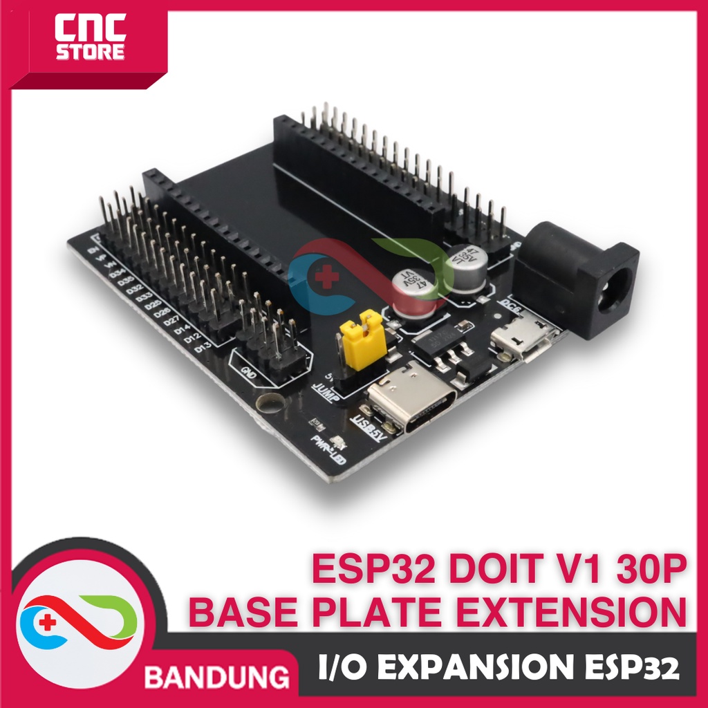 I/O EXPANSION ESP32 SHIELD ESP32 DOIT V1 30P BASE PLATE EXTENSION