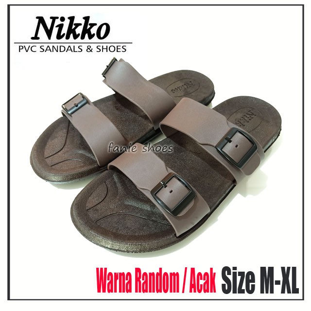 Nikko Sandal M-XL Ban2 / Sandal Laki Selop Karet Murah / Sandal Tahan Air / Sandal Kekinian