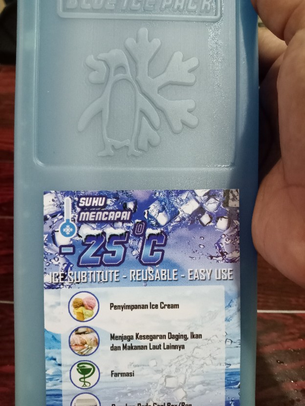 Ice Pack Bata / Ice Pack Kotak / Blue Ice Gel Pack Pengganti Dry Ice