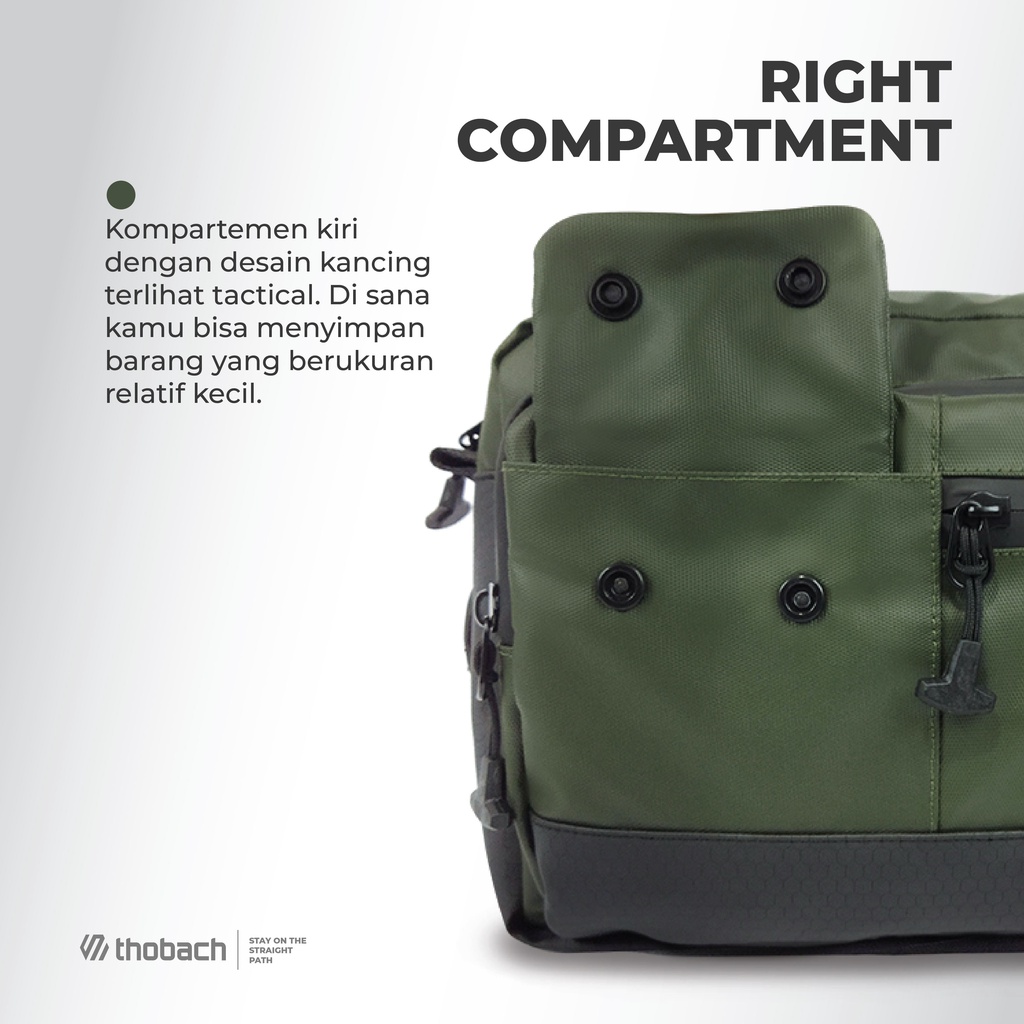 THOBACH-SLING BAG WATERPROOF TROJAN TAS SELEMPANG