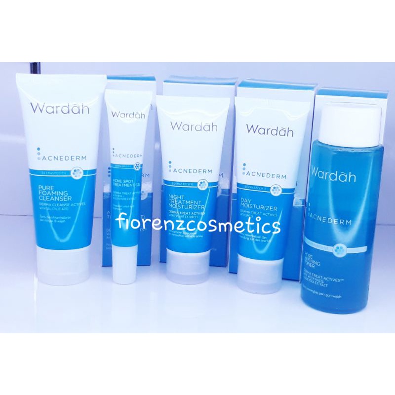 Wardah Acne Derm Series (paket hemat jerawat lengkap)