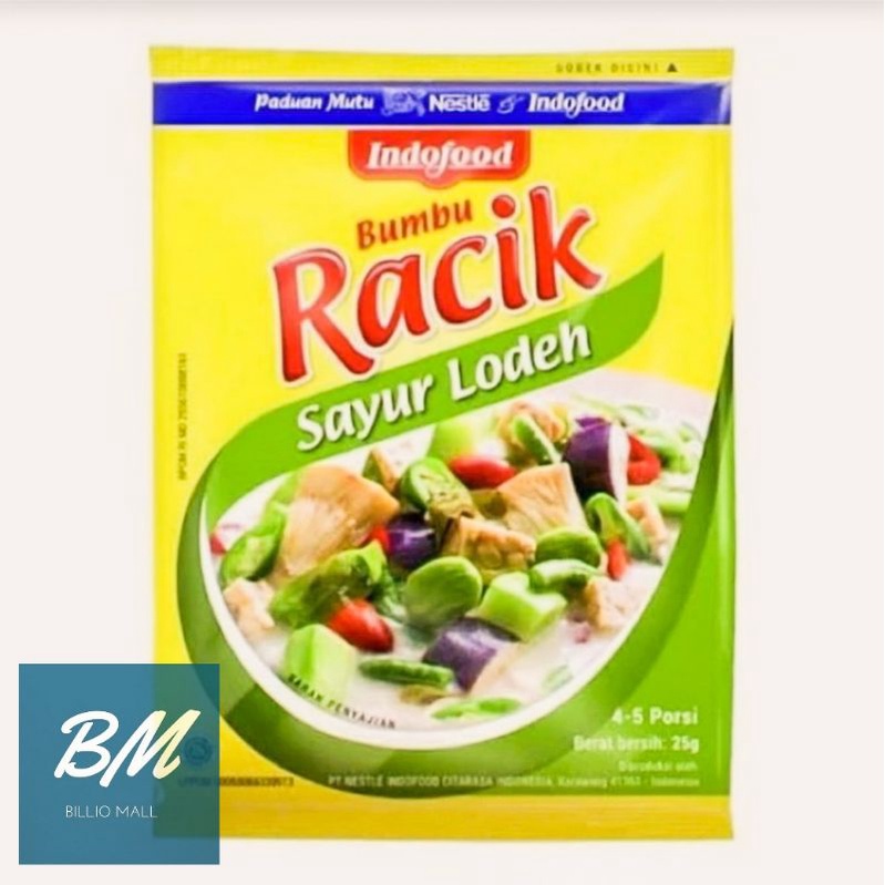 

Nafariz724 Indofood Bumbu Racik Sayur Lodeh 10 Pcs / Bumbu Racik Sayur Lodeh Renceng Isi 10 X 25 Gr
