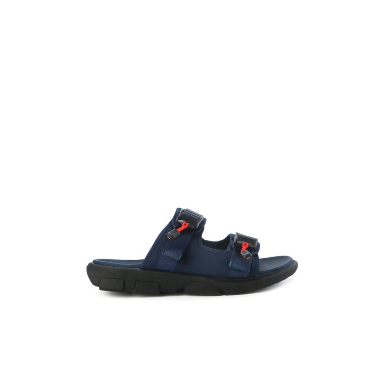 SANDAL SLIDE OBERMAIN PRIA ORIGINAL CASUAL OUTDOOR BRANDED ASLI BIRU NAVY OM17