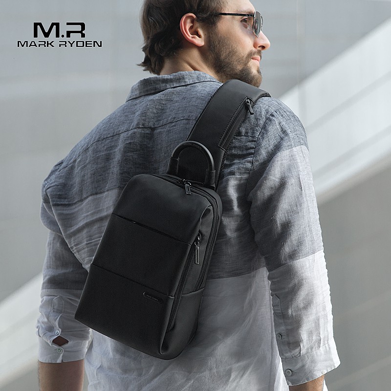 Tas Selempang MARK RYDEN MR7558 Original Ori Sling Bag Anti Maling USB