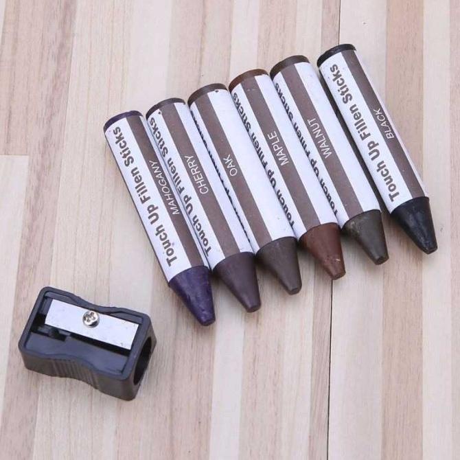 

JFactory Spidol Pewarna Kayu Wood Repair Sticks Marker 6PCS Set